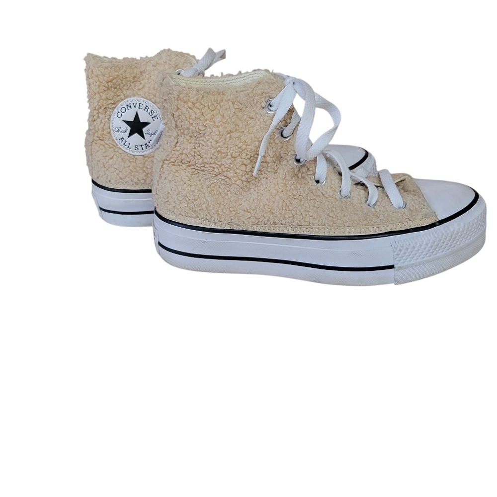Converse Chuck Taylor All Star Lift Platform Sherpa Shoe